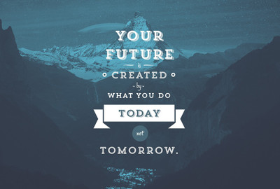 

Posterhouzz Future Created By Today - Motivational Poster Paper Print(12 inch X 18 inch, Rolled)