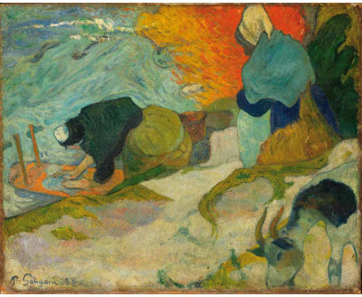 

Tallenge Modern Masters Collection - Washerwomen in Arles by Paul Gauguin - A3 Size Premium Quality Rolled Poster Paper Print(16.5 inch X 11.7 inch, Rolled)