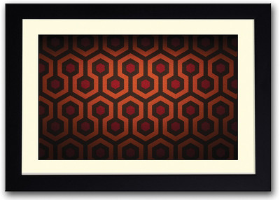 

Orange and Red Abstract Design Fine Art Print(14 inch X 20 inch, Framed)