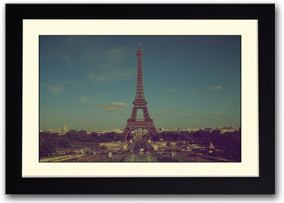 

Eiffel Tower In Paris Photography Fine Art Print(14 inch X 20 inch, Framed)