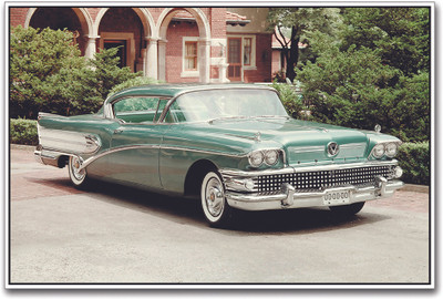 

Vintage Car Buick Paper Print(12 inch X 18 inch)