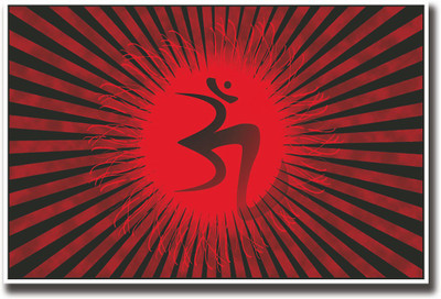 

Awesome Om design Fine Art Print(12 inch X 18 inch, Rolled)