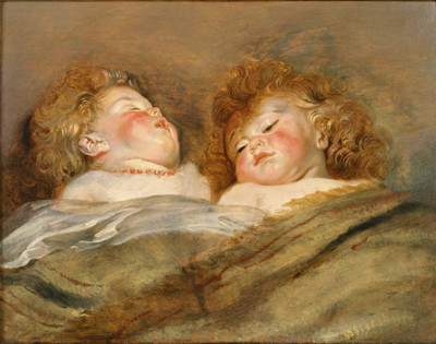 10% OFF on Two Sleeping Children by Peter Paul Rubens Fine Art Print(18 inch X 23 inch)