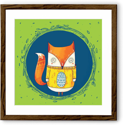

Circle Fox Fine Art Print(24 inch X 24 inch, Framed)
