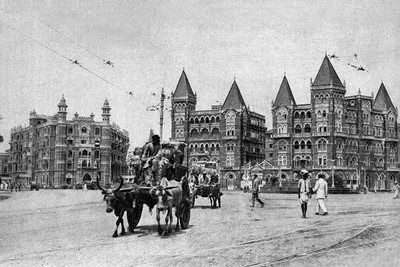 

Colaba Circle, Bombay Canvas Art(10 inch X 15 inch, Rolled)
