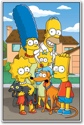 

The Simpsons Paper Print(18 inch X 12 inch)