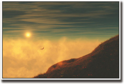 

Eagle in Sky Fine Art Print(12 inch X 18 inch, Rolled)