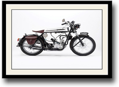 

Vintage Bike Fine Art Print(10 inch X 14 inch, Framed)