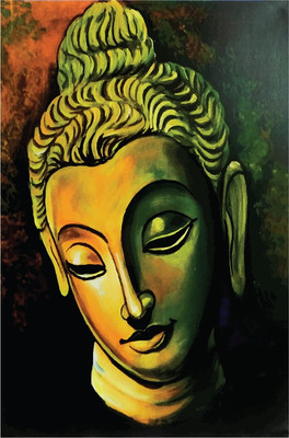 

Gautam Buddha Painting Poster Paper Print(18 inch X 12 inch, Rolled)