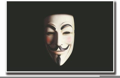 

Posterhouzz Amazing Anonymous mask Fine Art Print(12 inch X 18 inch, Rolled)
