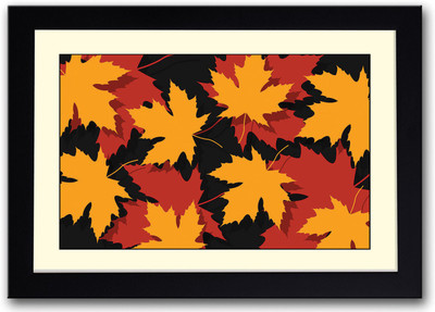 

Autumn Leaves Fine Art Print(14 inch X 20 inch, Framed)