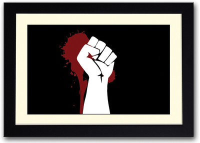 

Power Fist Art Fine Art Print(14 inch X 20 inch, Framed)