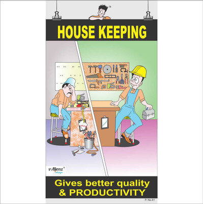 

Quality System Poster-House keeping Paper Print(26 inch X 14.22 inch, Rolled)