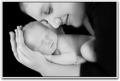 

Sleeping Baby with Mother Paper Print(12 inch X 18 inch)