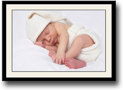 

Baby in white dress APS2130 Fine Art Print(10 inch X 14 inch, Framed)