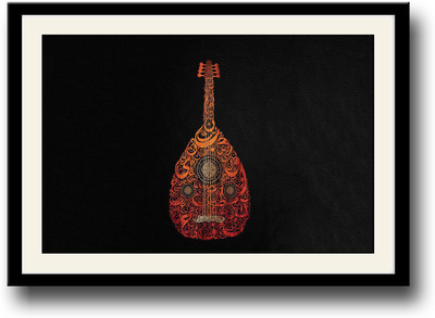 

Guitar musical instrument Fine Art Print(10 inch X 14 inch, Framed)