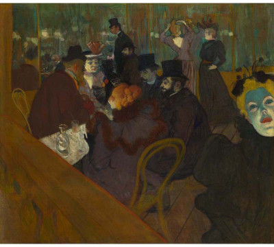 

Modern Masters Collection - At the Moulin Rouge by Henri de Toulouse-Lautrec - Medium Size Ready To Frame Rolled Digital Art Print On Photographic Paper(18 inch X 18 inch, Rolled)