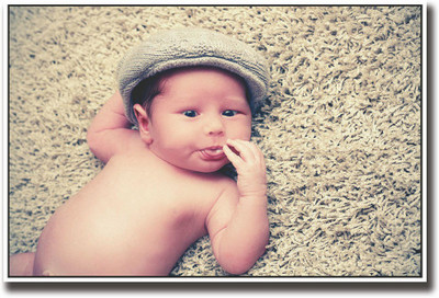 

Cute baby sticking tongue out Fine Art Print(12 inch X 18 inch, Rolled)