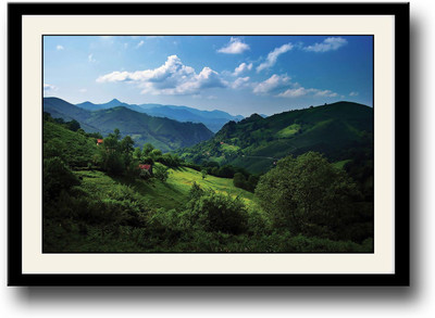 

Green Mountains Fine Art Print(10 inch X 14 inch, Framed)