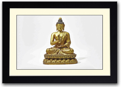 

Gold Buddha Fine Art Print(14 inch X 20 inch, Framed)