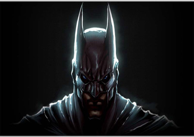 

Posterhouzz Batman Face Gesture Paper Print(12 inch X 18 inch, Rolled)