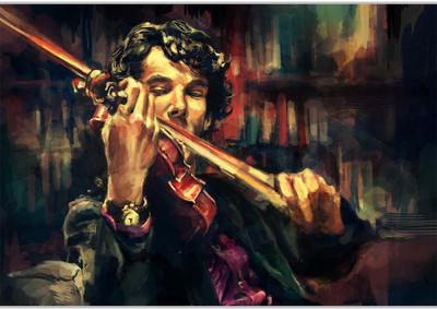 

Posterhouzz Sherlock Painting Paper Print(12 inch X 18 inch, Rolled)