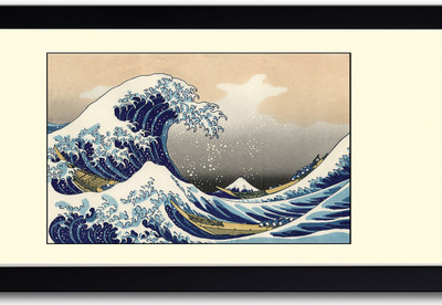 

The Great Wave Art Fine Art Print(14 inch X 20 inch, Framed)