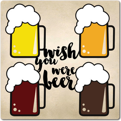 

Wish You Were Beer Paper Print(10 inch X 10 inch, Hardboard Mounted)