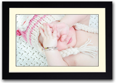 

Baby Covering Eyes Fine Art Print(14 inch X 20 inch, Framed)
