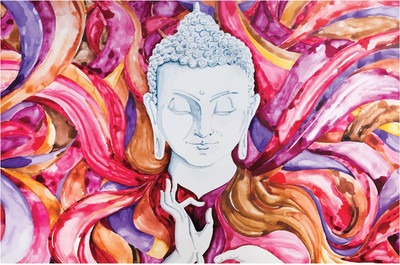

Psychedelic Buddha Poster Paper Print(18 inch X 12 inch, Rolled)