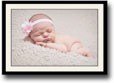 

Round face baby Fine Art Print(10 inch X 14 inch, Framed)