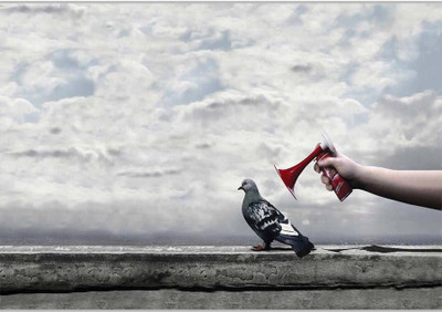 

Posterhouzz Funny Horn Paper Print(12 inch X 18 inch, Rolled)