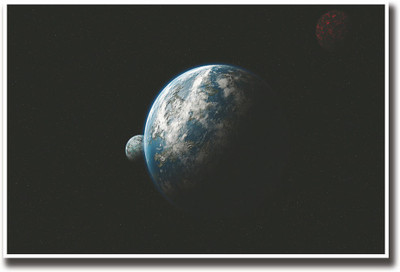 

Scientific space Fine Art Print(12 inch X 18 inch, Rolled)