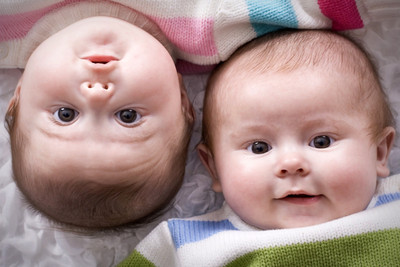 

Child'S Love - Cute Twins (3) Paper Print(12 inch X 18 inch, Streched)