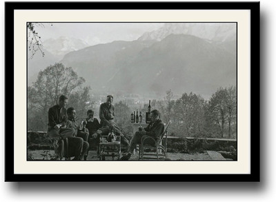 

Vintage men drinking Photography Fine Art Print(10 inch X 14 inch, Framed)