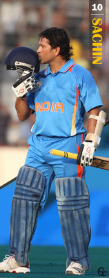 

Sachin Tendulkar 100th 100 - Door Poster Paper Print(60 inch X 24 inch, Rolled)