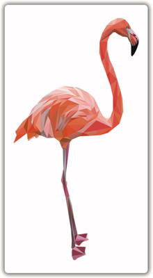 

Flamingo Polygon Paper Print(15 inch X 8 inch, Hardboard Mounted)