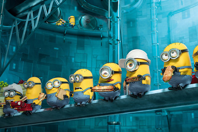 

Oshi - Minions Lunch Break Paper Print(12 inch X 18 inch, Stretched)