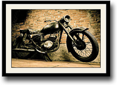 

Vintage Motorcycle AFP1162 Fine Art Print(10 inch X 14 inch, Framed)