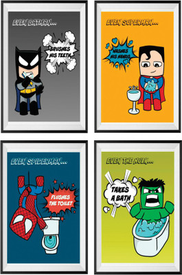 

ESP Creation Superhero Prints Paper Poster (12x18 Inch) Paper Print(18 inch X 12 inch, Rolled)