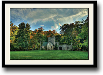 

Beautiful Castle in Green Landscape Fine Art Print(10 inch X 14 inch, Framed)