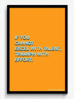 

Posterhouzz Triumph With Effort Poster Fine Art Print(18 inch X 12 inch, Rolled)