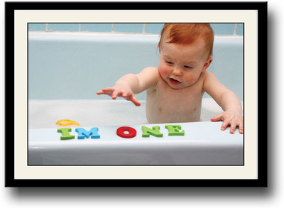 

I am one baby Fine Art Print(10 inch X 14 inch, Framed)