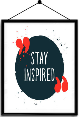 

Motivational quote framed posters Paper Print(16.5 inch X 13.7 inch, Framed)