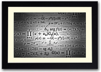

Mathematical Formulas Fine Art Print(14 inch X 20 inch, Framed)