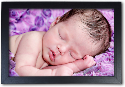 

Cute Sleeping Baby Poster (Ver.2) with Frame Paper Print(14 inch X 20 inch, Streched)