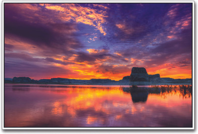 Sunset At the Lake Paper Print(12 inch X 18 inch)