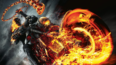 

Comics Ghost Rider Fine Art Paper Print Poster Fine Art Print(12 inch X 18 inch, Rolled)