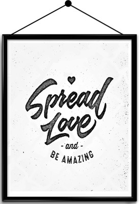 

Motivational quote framed posters Paper Print(16.5 inch X 13.7 inch, Framed)