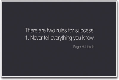 

Rules of Success Paper Print(12 inch X 18 inch)